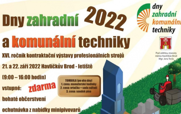 Dny zahradní a komunální techniky 2022