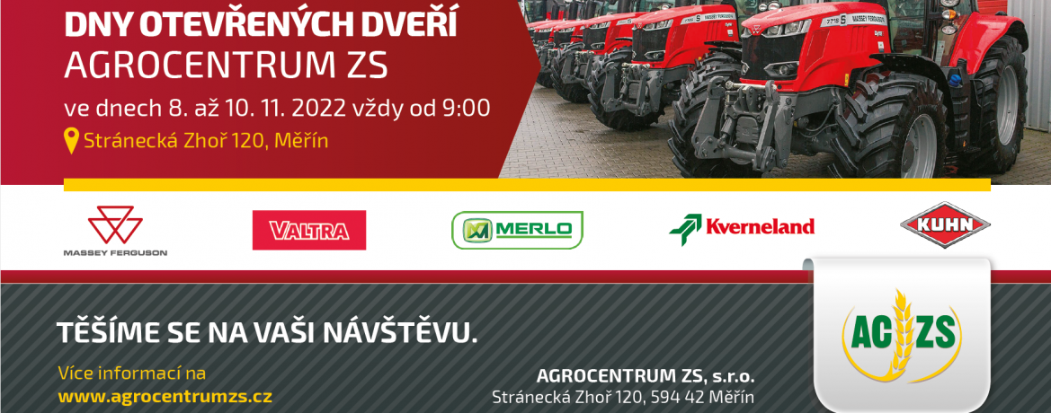 AGROCENTRUM ZS otevírá své brány