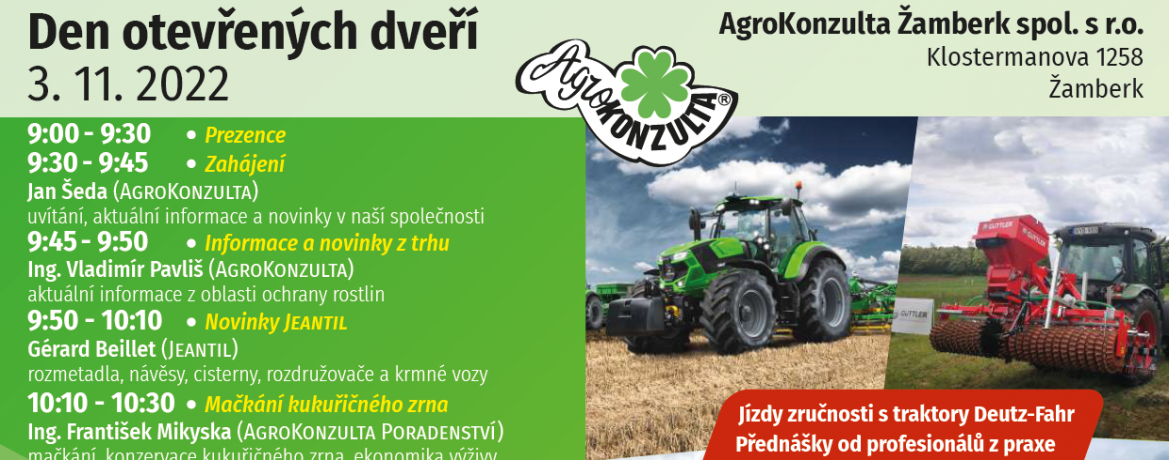 Agrokonzulta Žamberk otevírá své dveře