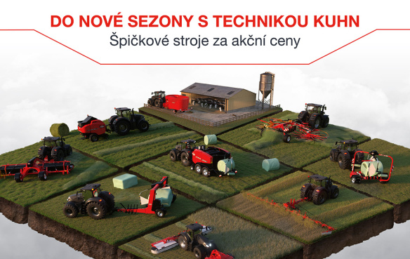 Předsezonní slevy KUHN – objednejte stroje za akční ceny do 20. 9. 2025!