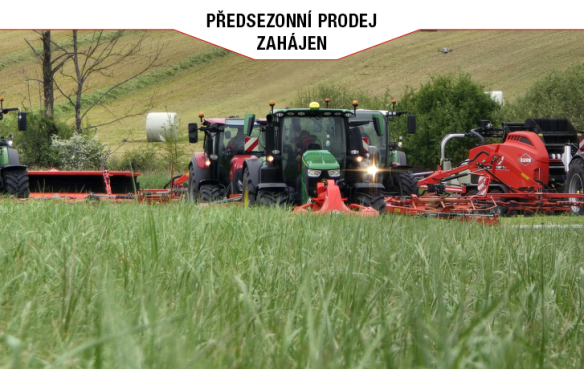 Předsezonní slevy KUHN – objednejte stroje za akční ceny do 28. 9. 2026